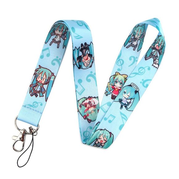 Miku Hatsune Chibi Lanyard - Picture 1 of 3